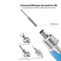 RELIFE E2 Torque Electric Screwdriver Set Adjustable Forward and Reverse Rotation Repair Tools RELIFE E2 Torque Electric Screwdriver Set Adjustable Forward and Reverse Rotation Repair Tools
