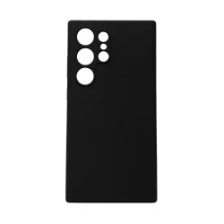 Trusmi Soft Liquid Silicone Built-in Magnetic Phone Case For Samsung Galaxy 24 Ultra- Black