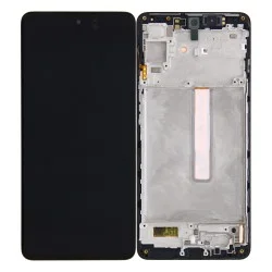 Samsung Galaxy M53 SM-M536B Display + Digitizer + Rahmen GH82-28812A – Schwarz Samsung Galaxy M53 SM-M536B Display + Digitizer + Rahmen GH82-28812A – Schwarz