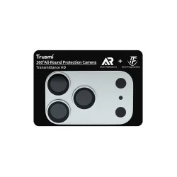 Trusmi Integrated Armor Metal Lens Protector For iPhone 17 Pro- Silver