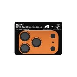 Trusmi Integrated Armor Metal Lens Protector For iPhone 17 Pro- Orange