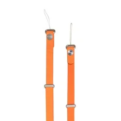 Lanière de téléphone portable Trusmi en nylon magnétique souple, bandoulière longue réglable, orange pour iPhone
