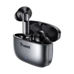 Trusmi ENC Zinc Alloy Metal Wireless Earphone- Gunmetal
