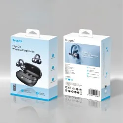 Trusmi Clip-One Bluetooth Wireless Headset - Black Trusmi Clip-One Bluetooth Wireless Headset - Black