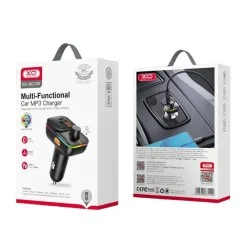 XO-BCC08 FM-Transmitter Bluetooth-Kfz-Adapter mit 3,1-A-Schnellladegerät – Schwarz XO-BCC08 FM-Transmitter Bluetooth-Kfz-Adapter mit 3,1-A-Schnellladegerät – Schwarz