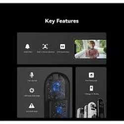 Home Security IMILAB Smart Wireless Video Doorbell 2.5K 5200mAh Home Security IMILAB Smart Wireless Video Doorbell 2.5K 5200mAh