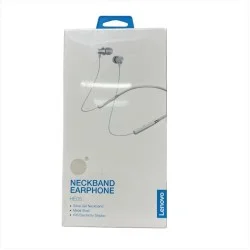 Lenovo HE05 Draadloze Headset Nekband Oordopjes Oortjes Bluetooth 5.0 Stereo voor Sport en Magnetische Oortjes - Wit Lenovo HE05 Draadloze Headset Nekband Oordopjes Oortjes Bluetooth 5.0 Stereo voor Sport en Magnetische Oortjes - Wit