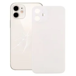 For iPhone 12 Mini Back Glass With Adhesive Tape- White For iPhone 12 Mini Back Glass With Adhesive Tape- White