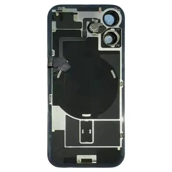 For iPhone 17 Back Glass + Original NFC/Flashlight Flex- Black For iPhone 17 Back Glass + Original NFC/Flashlight Flex- Black