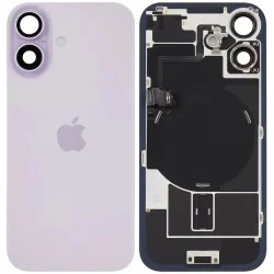 For iPhone 17 Back Glass + Backplate + Magnet + Flashlight Flex Pulled- Lavender For iPhone 17 Back Glass + Backplate + Magnet + Flashlight Flex Pulled- Lavender