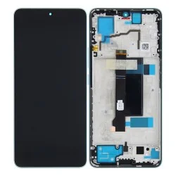 Xiaomi Redmi Note 13 Pro 5G (2312DRA50C,/312CRAD3C) Écran + Numériseur + Cadre - Bleu