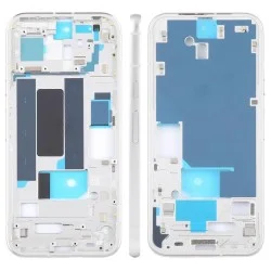 Google Pixel 8A (GKV4X/G6GPR/G8HHN/G576D) Middle Frame- White