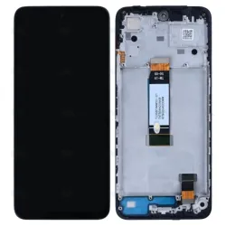 Xiaomi Redmi 12 (23053RN02A)/ Redmi 12 5G (23076RN4BI)/ Poco M6 Pro 5G (23076PC4BI) Display + Digitizer + Frame- Black