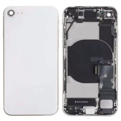 Pour iPhone SE (2022) - Cadre central retiré (A) - Complet avec pièces - Blanc Pour iPhone SE (2022) - Cadre central retiré (A) - Complet avec pièces - Blanc
