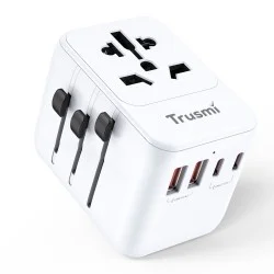 Trusmi 35W 3x USB-C 2x USB-A Travel Adapter Charger- White Trusmi 35W 3x USB-C 2x USB-A Travel Adapter Charger- White