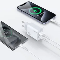 Trusmi PD20W A+C GaN FAST Charger(EU) White