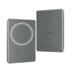 Trusmi PD20W Ultra thin Magnatic Wireless Powerbank 5000mAh - Gray